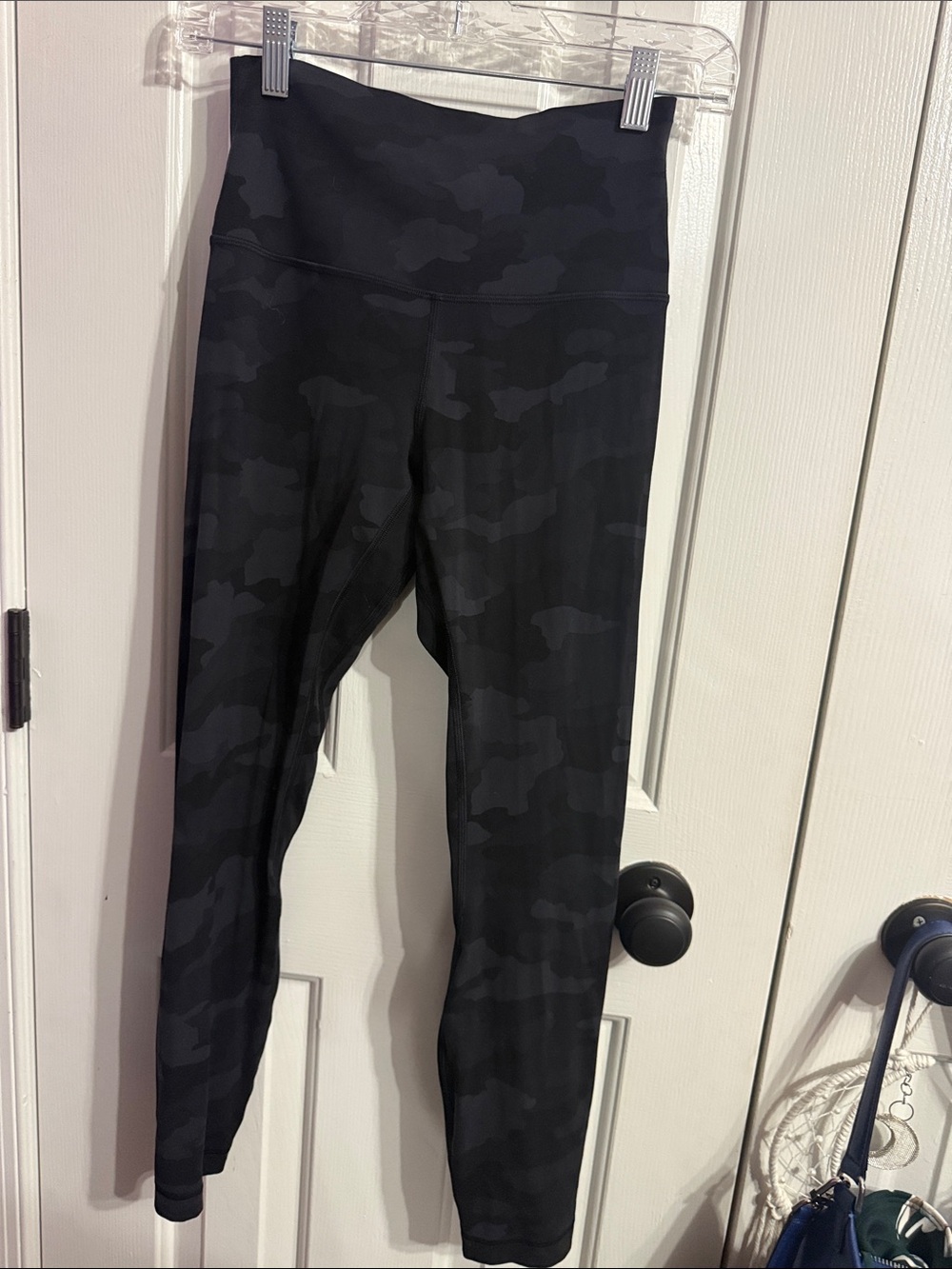 Lululemon High-Rise Black Camo Leggings